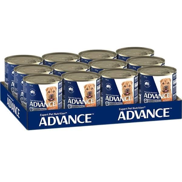 Advance Adult Dog Sensitive All Breed Chicken and Rice Wet Food 700g x 12