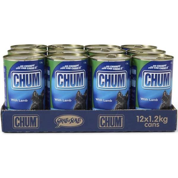 Chum Lamb Wet Dog Food 12 x 1.2kg