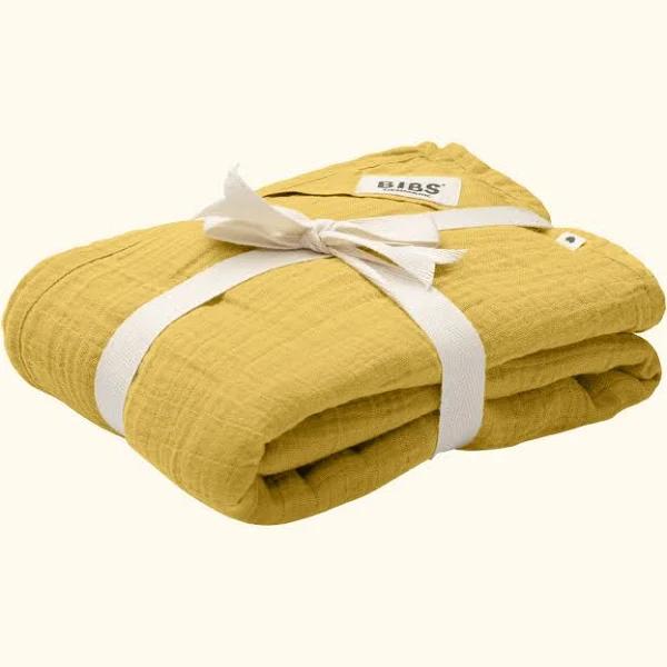 Bibs Muslin Swaddle Mustard