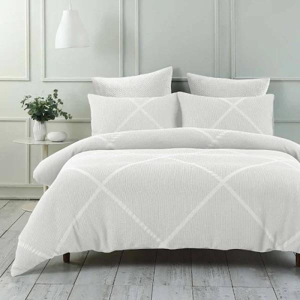 KOO Reggie Waffle Quilt Cover Set