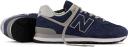 New Balance 574 Navy Trainers - US 4