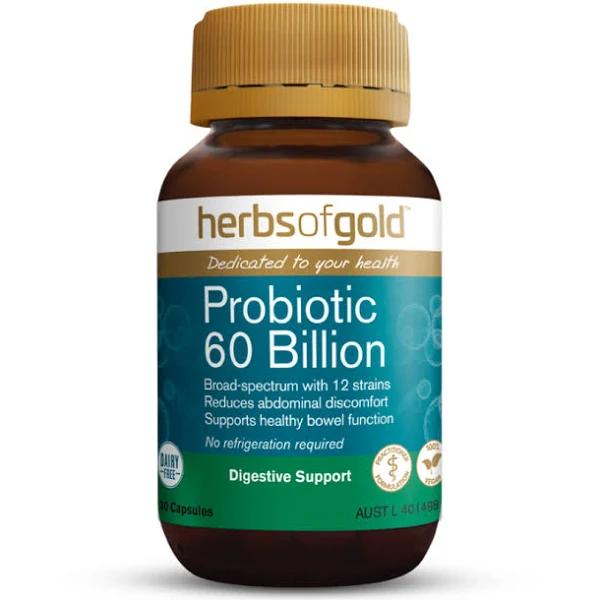 Herbs of Gold Probiotic Probiotic 60 Billion 30c