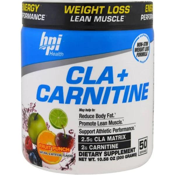 BPI Sports CLA + Carnitine - 50 Servings Fruit Punch