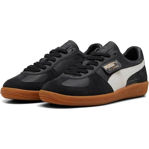 Puma Palermo Leather - Puma Black / Feather Gray / Gum - US 14 - Unisex