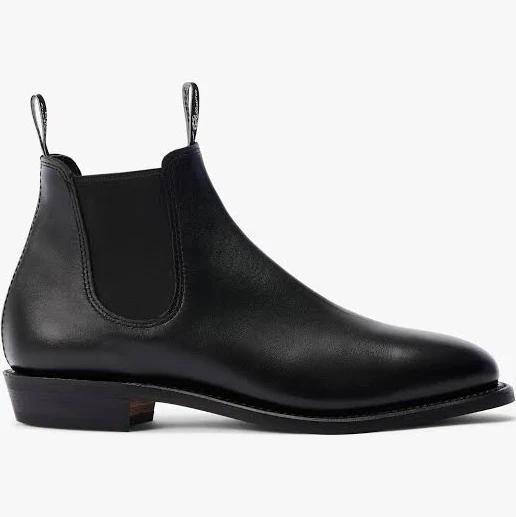 R.M.Williams - Adelaide Rubber Sole - Black