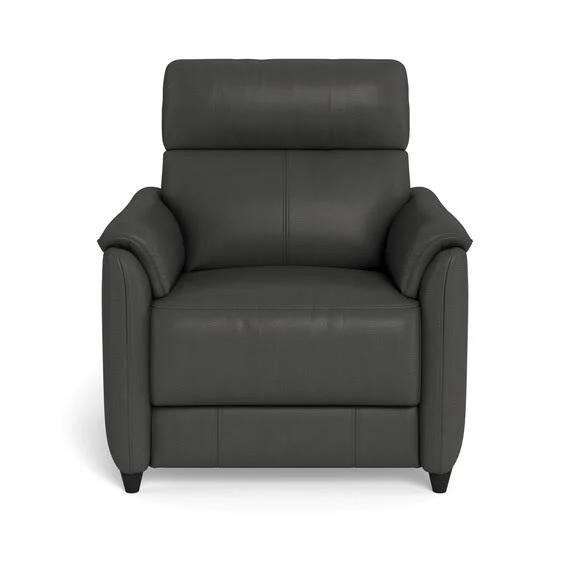 Dexter Leather Armchair Slate Grey by Freedom