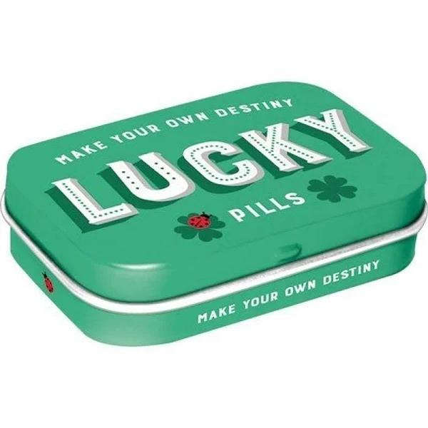 Nostalgic Art Make Your Own Destiny Lucky Pills Novelty Mint Tin Box Mints 34g