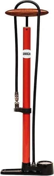 Silca Pista Floor Pump - Red