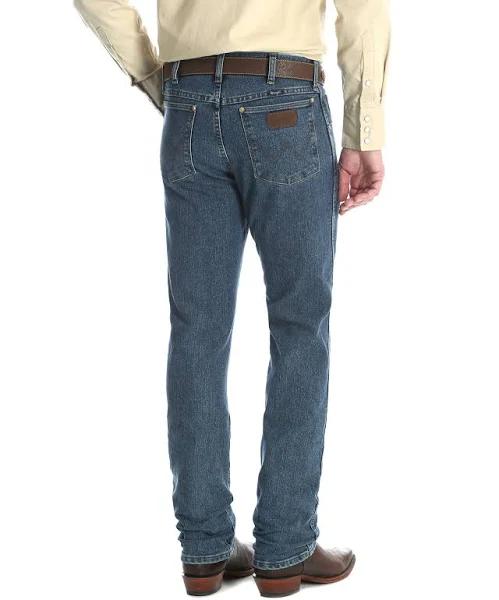 Wrangler Mens P.Perf Cowboy Cut Slim Fit Jean - 34" Leg Vintage Stone - 34" 32"