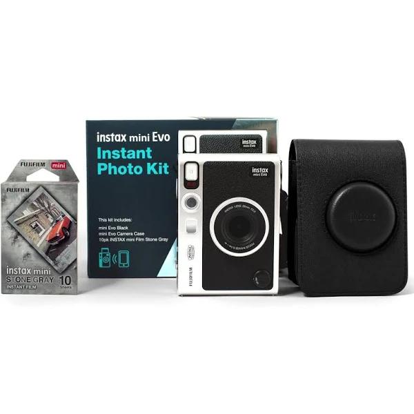 Fujifilm Instax Mini Evo Instant Bundle - Black