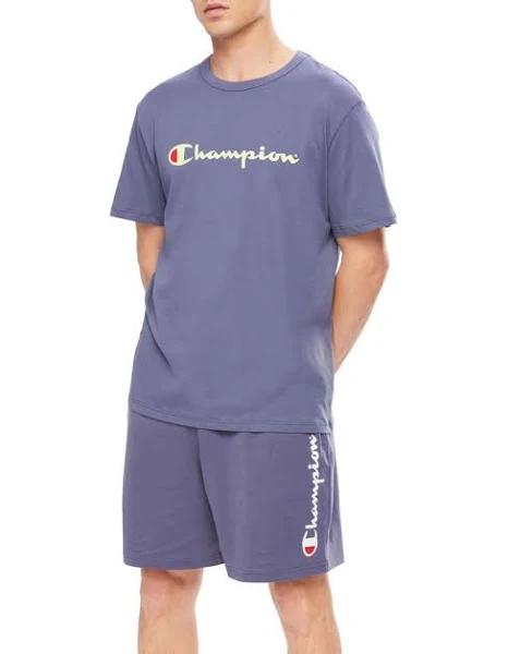 Champion Script Short Sleeve Tee - Greyhound / L