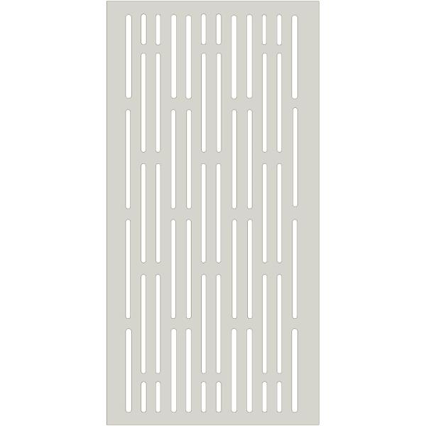 ProtectorAl 900 x 1800 x 3mm Solid Aluminium Profile Elegance Decorative Panel Unframed - Surfmist