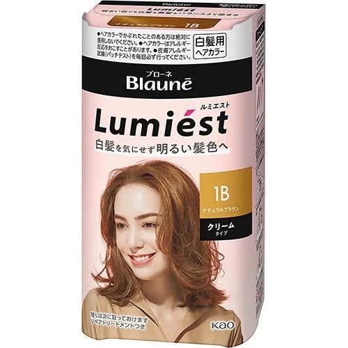 Kao Blaune Lumiest Hair Color For Gray Hair 1B Natural Brown