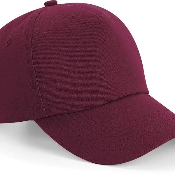 Beechfield Authentic 5-Panel Cap B25 Burgundy One Size