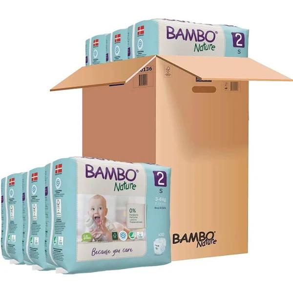 Bambo Nature Nappies Size 2 3-6kg