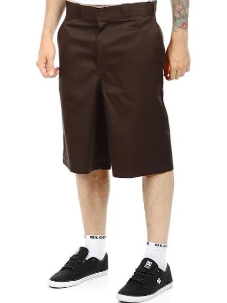 Dickies 42283 13" Loose Fit Multi-use Pocket Work Shorts - Dark Brown, 46