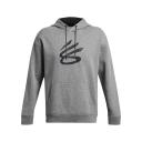 Under Armour Men's Curry Splash Hoodie Gray XL