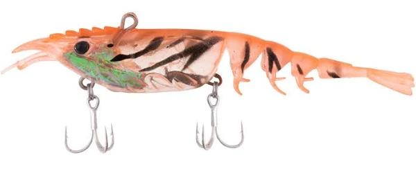 Berkley Shimma Shrimp Soft Vibe Lure 120mm / Peach Shrimp