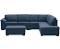 Rumpus - Fabric Corner Suite Left-Hand Facing Chaise with Sofa Bed by Amart Furniture