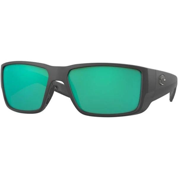 Costa Blackfin Pro Sunglasses 580G Matte Black / Green Mirror