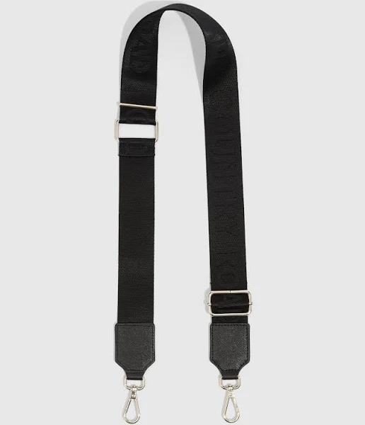 Country Road Nylon Branded Bag Strap Black AU391181