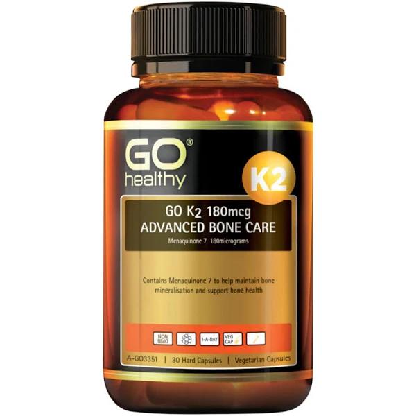 Go Healthy K2 180mcg Advanced Bone Care 30 Soft Capsules