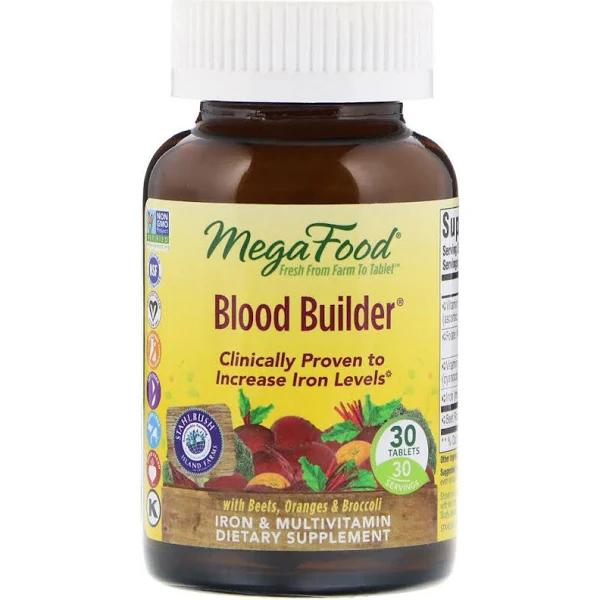 MegaFood - Blood Builder - 30 Tablets