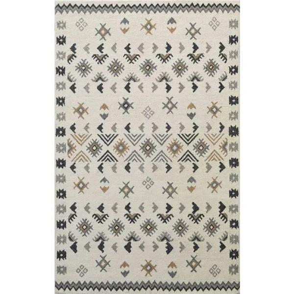 Rug Club Designer Handmade Wool Rug-Coral 6728-Natural-190x280cm