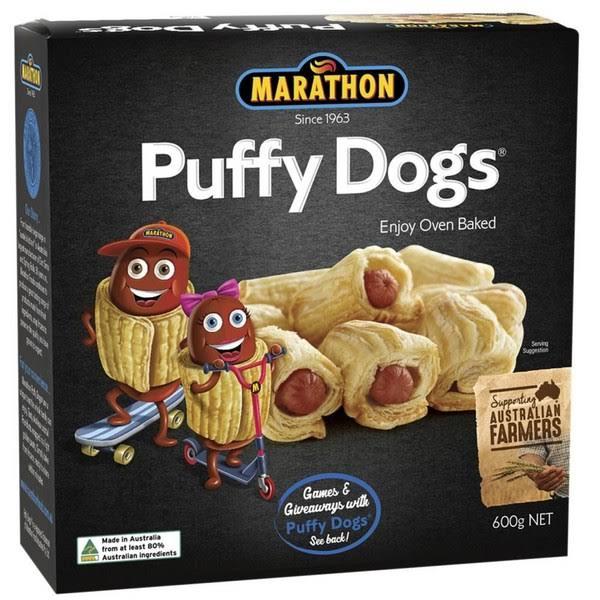 Marathon Frozen Puffy Dogs 20 Pack 600g