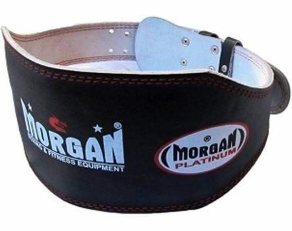 Morgan Platinum 15cm Wide Leather Weight Lifting BELT[X Small]