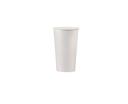 Disposable Coffee Cups Takeaway Paper Single Wall Take Away Bulk 8oz, 100pcs (50 Cups + 50 Lids)