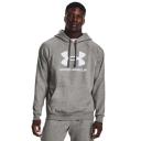 Under Armour Mens Rival Fleece Big Logo Hoodie - Grey 3XL