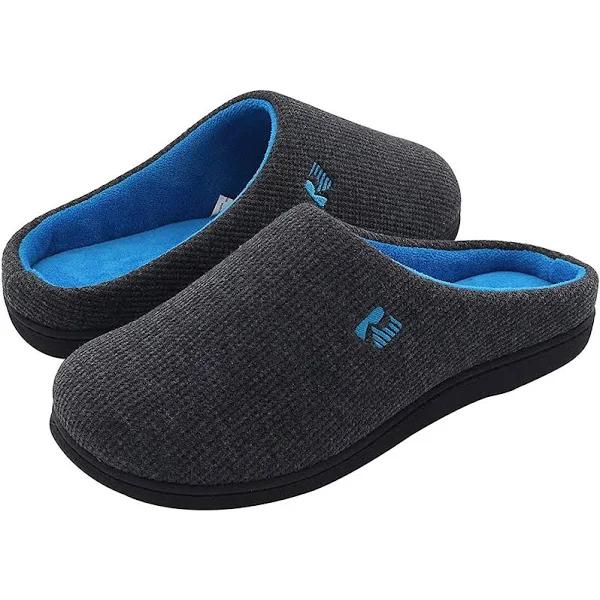 RockDove Men's Original Two-Tone Memory Foam Slipper, Size 9-10 US Men