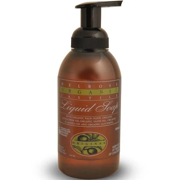 Melrose Organic Castile Soap Lemon Myrtle Pump 500ml