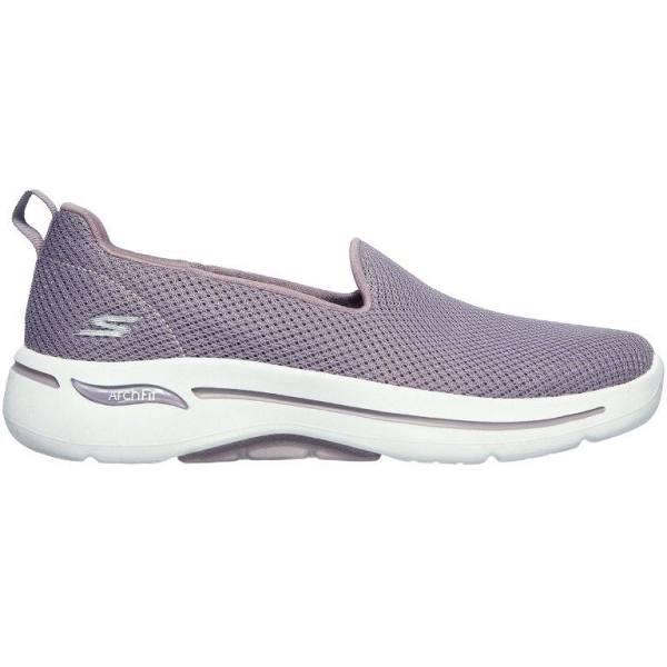 Skechers Womens Go Walk Arch Fit Grateful Shoe Mauve / 7