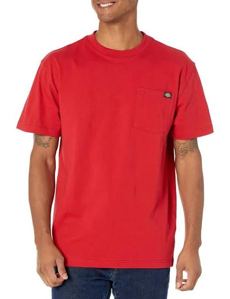 Dickies WS450 Short Sleeve Heavyweight T-Shirt - English Red, XL