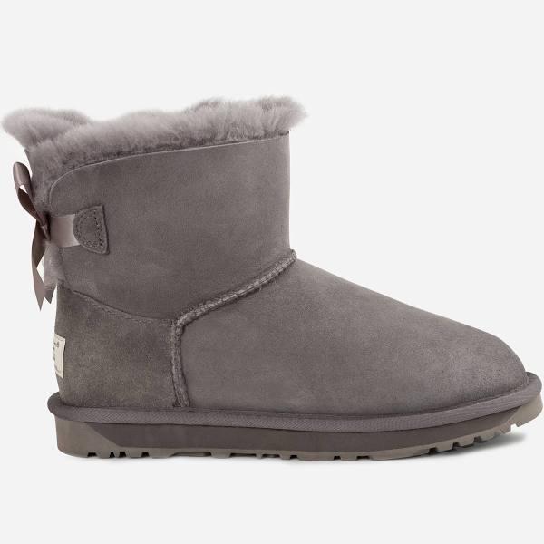 OZWEAR UGG Classic Mini Bailey Bow Boots Water Resistant - Grey - 39