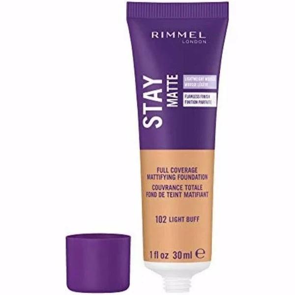 Rimmel Stay Matte Foundation 102 Light Buff