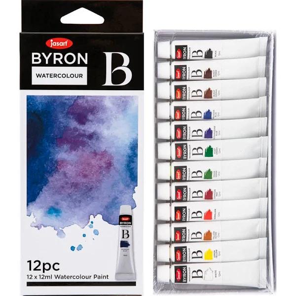 Jasart Byron 12ml Paint Set 12 Watercolour