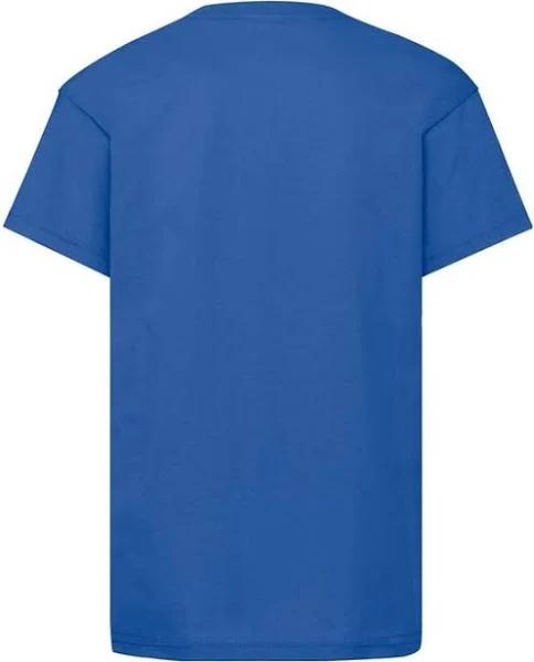 Fruit of The Loom Childrens/Kids Original T-Shirt Royal Blue 12-13 Years Cotton Kids T-Shirt