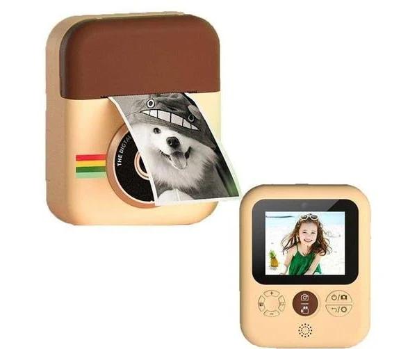 Polaroid Camera Children's Hot Stamping Front and Rear Dual Cameras With 2.4-inch IPS HD Screen With Tcard 16G