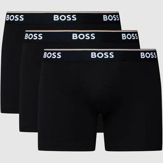 Boss Bodywear 3 Pack Power Boxer Briefs - Black