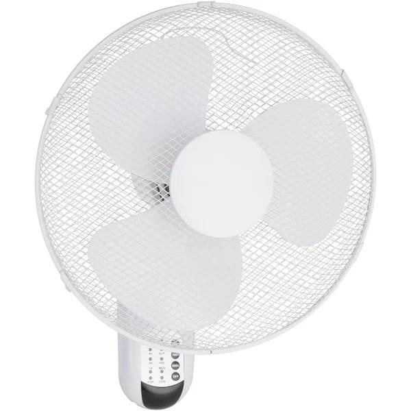 Click 40cm White Remote Controlled Wall Fan