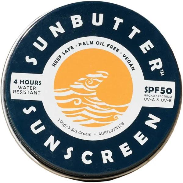 SunButter Skincare Sunscreen SPF 50 Tin 100g