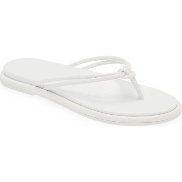 OluKai AKA Flip Flop White/White