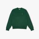 Lacoste Men's Classic Fit Crew Neck Fleece Sweatshirt Green Size M