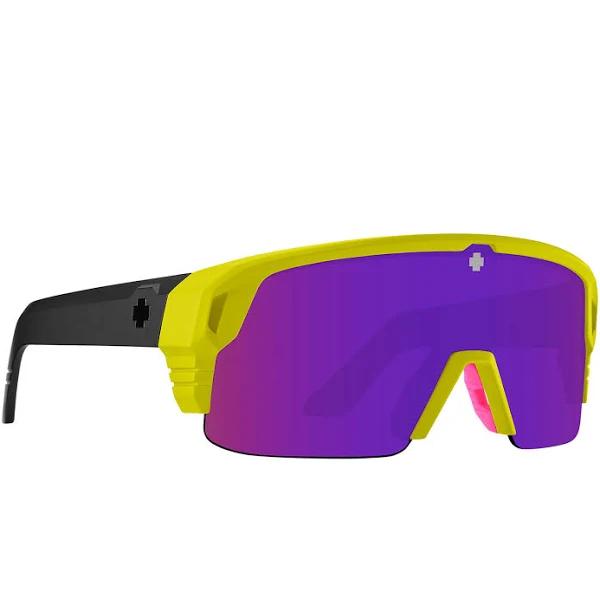 Spy Monolith 5050 Matte Neon Yellow - Happy Bronze Purple Spectra Mirror