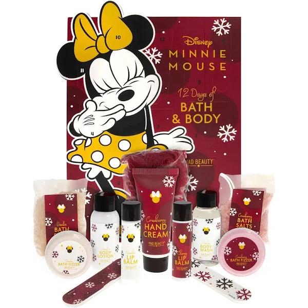 Mad Beauty Disney Minnie Mouse 12 Days of Bath & Body Advent Calendar