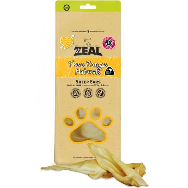 Zeal Sheep Ears 125g Free Range Naturals Dog Treats