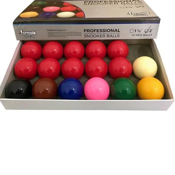 Professional Pool Snooker Billiard Table Balls Set 2" Inch 10 Red Set